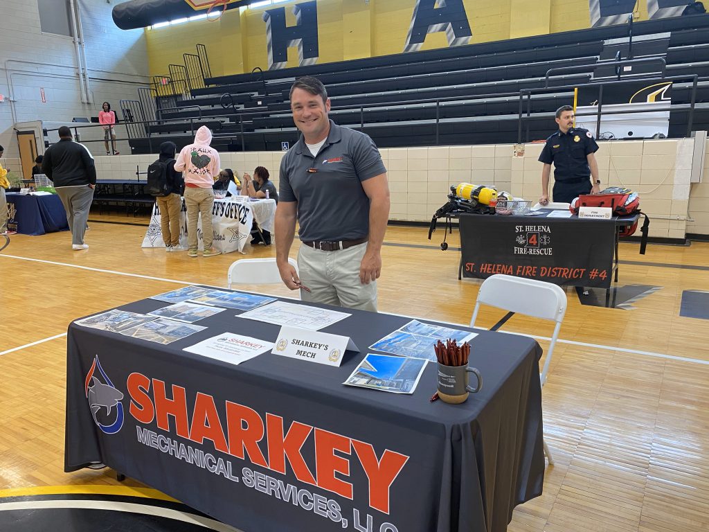 St. Helena Parish College and Career Expo- Sharkey Mechanical is a proud partner on building and growing the young men and women in our community for the future.